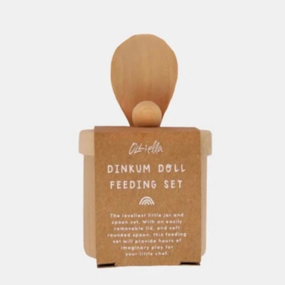 NEW Olli Ella Dinkum Doll Feeding Set, NWT